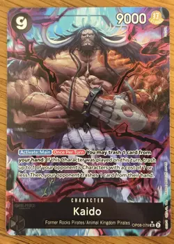 One Piece TCG Kaido OP08-079 SR Alt Art - Two Legends English NM - Image 1