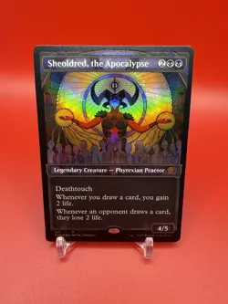 MTG Sheoldred, the Apocalypse 331 Textured Foil Dominaria United NM - Image 1