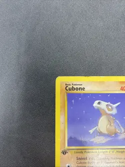 1999 Pokemon TCG Cubone Jungle Card 50/64 Regular Common 1st Edition MP - Image 2