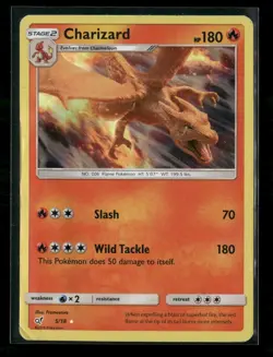 Charizard 5/18 HP - Holo Rare - Detective Pikachu Pokemon TCG - Image 1