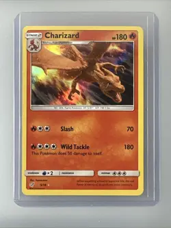 Pokemon TCG Charizard 5/18 Detective Pikachu Holo Rare NM - Image 1