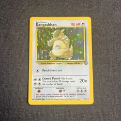 Kangaskhan 5/64 Holo Rare Jungle Pokemon Card MP - Image 1