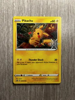 Pikachu - (Holiday Calendar) Swsh153 Swsh: Sword & Shield Promo Cards Holo - Image 1