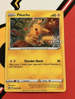 Pikachu - (Holiday Calendar) SWSH153 SWSH: Sword & Shield Promo Cards Holo - Image 1