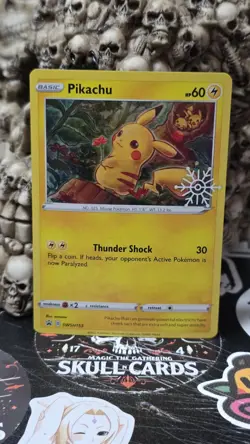 ☠☠ Pikachu - (Holiday Calendar) SWSH153 SWSH: Sword & Shield Promo Cards Holo - Image 1