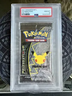 2021 Pokemon Celebrations PSA 10 GEM MINT Sealed Booster Pack READ DESCRIPTION - Image 1