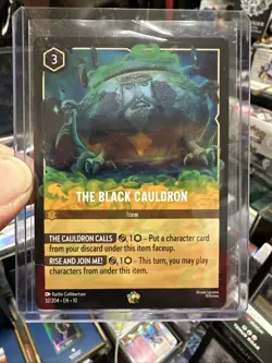 The Black Cauldron Whispers in the Well 32/204 NM Lorcana Card - Image 1