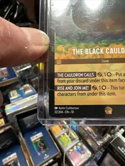 The Black Cauldron Whispers in the Well 32/204 NM Lorcana Card - Image 2