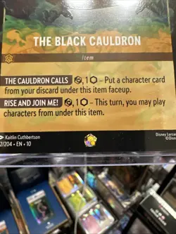 The Black Cauldron Whispers in the Well 32/204 NM Lorcana Card - Image 3