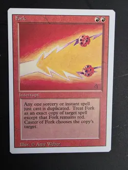 MTG Magic The Gathering Fork Revised Edition Regular - Image 1