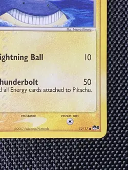 Pikachu Pop Series 5 12/17 Common Non-Holo Promo Card LP+ - Image 4