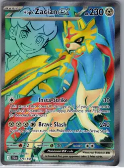 Hop's Zacian ex 176/159 SV09: Journey Together - Pokemon Card - NM - Image 1