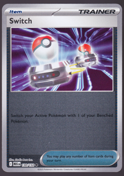 Switch Mega Evolution 130/132 Reverse Holo Pokemon TCG Card NM - Image 1