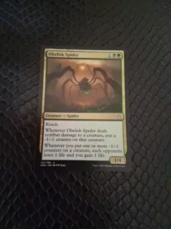 MTG Obelisk Spider - Hour of Devastation Nm - Image 1