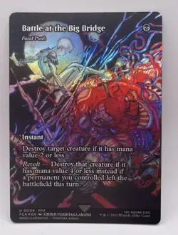 MTG Battle at the Big Bridge - Fatal Push Final Fantasy: Through the Ages Foil - Image 1