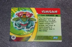 Topps Pokemon Venusaur Advanced Challenge Trading Card, No. 81, 2004 - Image 2