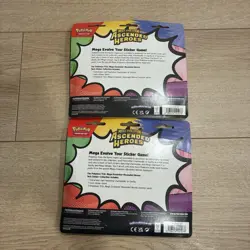 SET OF 2 - POKEMON ASCENDED HEROES TECH STICKER COLLECTION CHARMANDER & GHASTLY - Image 2