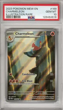 CHARMELEON ILLUSTRATION RARE (2023 POKEMON MEW) PSA 10 (GEM MINT) - Image 1