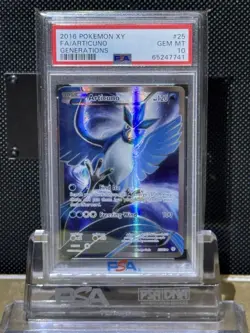 2016 Pokemon XY Generations F/A Articuno 25/83 PSA 10 GEM MINT - Image 1