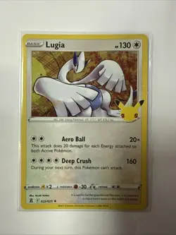 Pokemon TCG - Lugia - Celebrations 25th Anniversary - 022/025 - Holo - Mint - Image 1