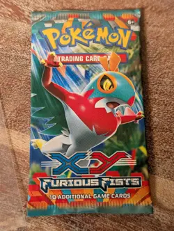 XY Furious Fists Pokemon Booster Card - Pack New Sealed! 820650118982 - Image 1