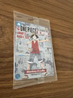 Monkey.D.Luffy (055) (College Basketball US Voyage) One Piece Promotion Card - Image 2