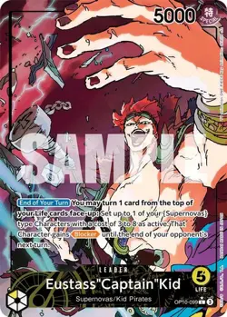 One Piece Eustass"Captain"Kid (OP10-099/162) OP10 Royal Blood NM FOIL- Parallel - Image 1