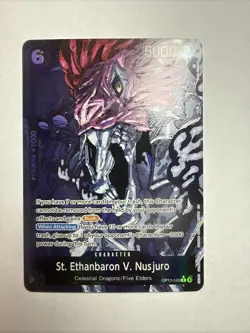 St. Ethanbaron V. Nusjuro Alt Art OP13-080 Carrying On His Will One Piece TCG - Image 1