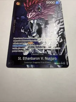St. Ethanbaron V. Nusjuro Alt Art OP13-080 Carrying On His Will One Piece TCG - Image 2