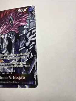 St. Ethanbaron V. Nusjuro Alt Art OP13-080 Carrying On His Will One Piece TCG - Image 4