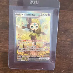 Pokemon Meloetta EX 167/086 Sv: Black Bolt Holo Special Illustration Rare Card - Image 1