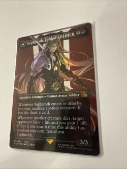 Sephiroth, Fabled SOLDIER (0382) (Borderless) #382 (Foil) NM Final Fantasy - Image 3