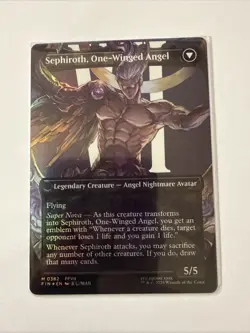 Sephiroth, Fabled SOLDIER (0382) (Borderless) #382 (Foil) NM Final Fantasy - Image 4