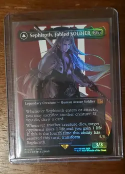 Sephiroth, Fabled SOLDIER (0382) (Borderless) Final Fantasy Foil - Image 1