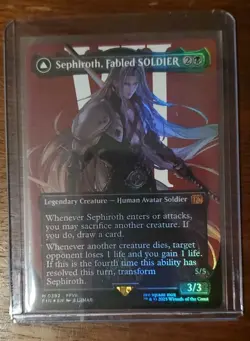 Sephiroth, Fabled SOLDIER (0382) (Borderless) Final Fantasy Foil - Image 2