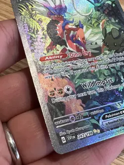 Pokemon Koraidon EX TCG Full Art Scarlet Violet Secret Rare Card 247/198 - Image 2