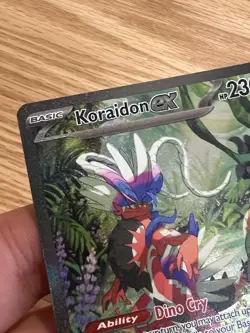 Pokemon Koraidon EX TCG Full Art Scarlet Violet Secret Rare Card 247/198 - Image 5