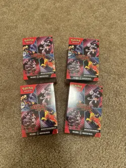 Lot of 4 - Pokemon Scarlet & Violet TCG: Destined Rivals Booster Bundle Box - Image 1