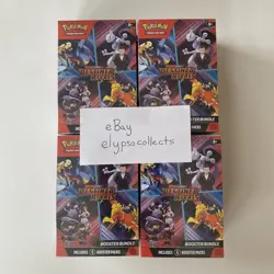 LOT OF 4 Pokemon TCG Scarlet Violet DESTINED RIVALS Booster Bundles - Sealed - Image 1