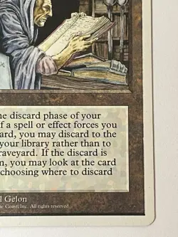 Library of Leng 4th Edition Magic the Gathering MTG LP - Image 3