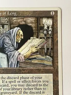 Library of Leng 4th Edition Magic the Gathering MTG LP - Image 4