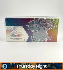 POKEMON TCG PRISMATIC EVOLUTIONS SUPER-PREMIUM COLLECTION SEALED BOX - Image 1