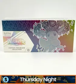 POKEMON TCG PRISMATIC EVOLUTIONS SUPER-PREMIUM COLLECTION SEALED BOX - Image 1