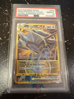 Pokemon TCG Origin Forme Dialga VSTAR Gold Astral Radiance 210 PSA 10 GEM - Image 1