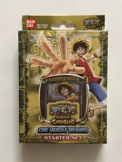 2005 Bandai Vintage One Piece CCG The Quest Begins Sealed Starter Deck English - Image 1