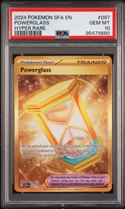 2024 POKEMON SFA EN-SHROUDED FABLE HYPER RARE #097 POWERGLASS PSA 10 - Image 1