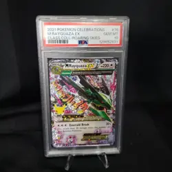 M Rayquaza EX 76/108 Celebrations 25th Anniversary Pokemon Roaring PSA 10 #76 - Image 1