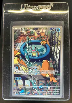 2024 Pokemon SV Stellar Crown SCR EN Squirtle #148/142 - Image 1