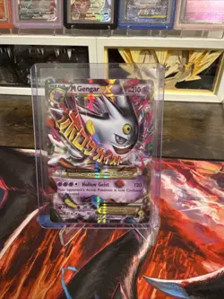 M Gengar EX XY166 Shiny Mega Pokemon Black Star Promo NM - Image 1