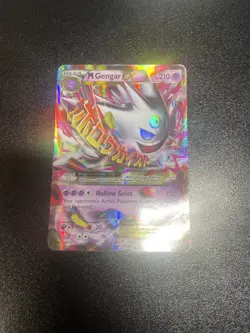 Pokemon XY M Mega Gengar EX XY166 Holo Extended Art Black Star Promo LP - Image 1
